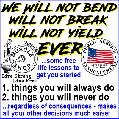 We Will Not Bend - Donald Trump 45th, 46th. 47th president or the United States